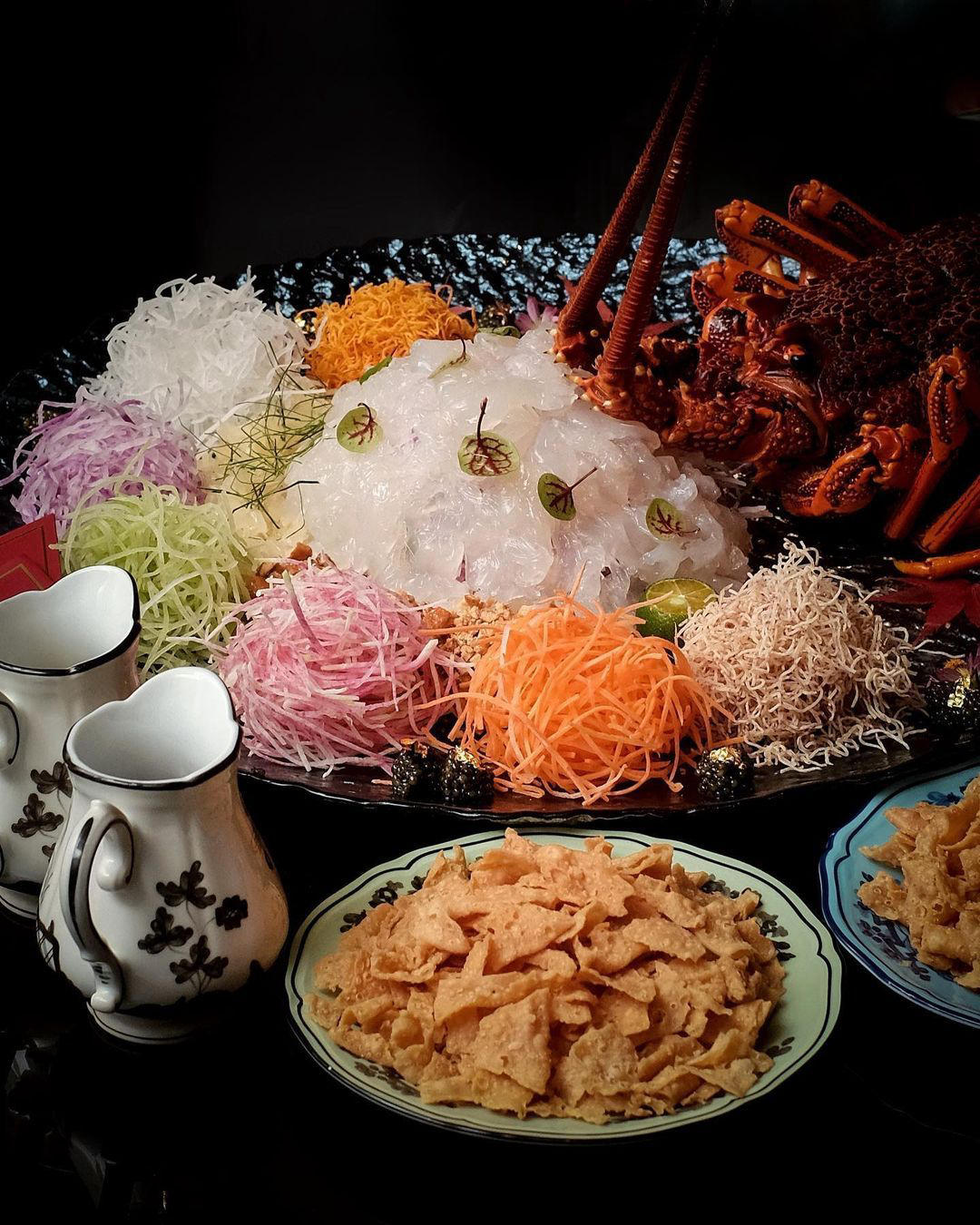 #Didyouknow Lo hei is a boisterous Lunar New Year tradition, where a group of family and friends g