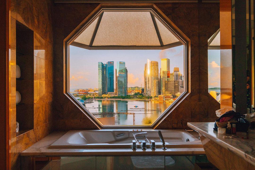 The Ritz-Carlton, Millenia SG - Sunkissed vistas from every room #goldenhour
